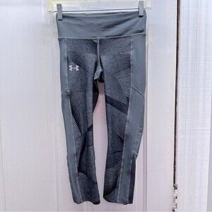 Under Armour heat gear compression grey capris women's xs
